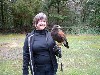 Debbie Williamson during her recent Hawk Walk with us.