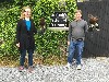 Jessica & Seth Schmidt just setting off to fly Rua & Burren on their recent Hawk Walk with us.